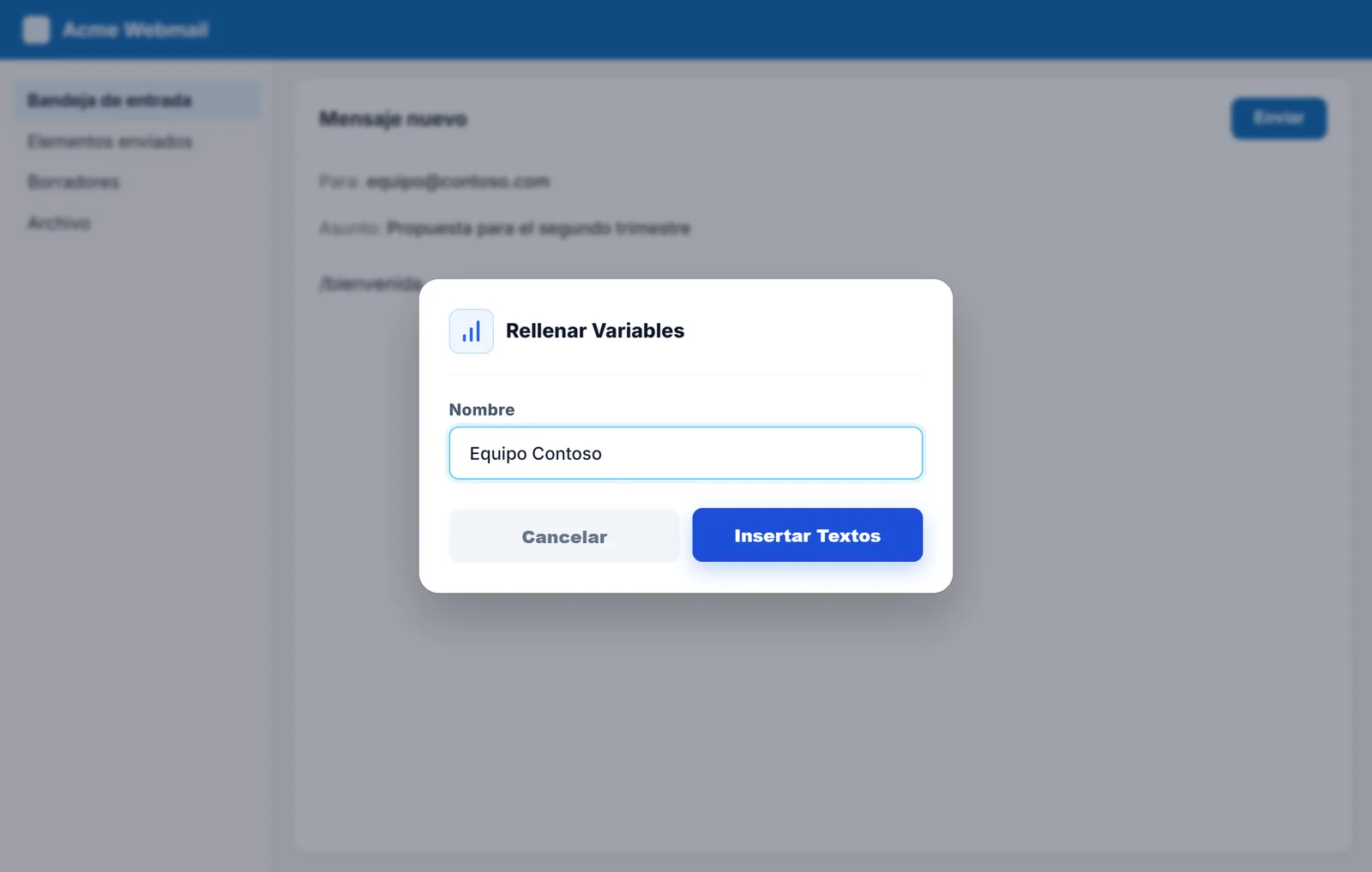 Cuadro de NexoPad para escribir el nombre del cliente nuevo